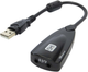 Звуковая карта 7.1 USB QTS-008 Black (16161) - изображение 1