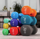Гантели для фитнеса неопреновые круглые Hop-Sport HS-V040DR 2x4кг фиолетовый - изображение 6
