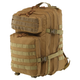 Рюкзак тактичний триденний штурмовий Military Rangers Ultra (нейлон 600D, р-р 44x30x26см, 38л, Хакі) - изображение 3