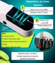 Электрическая точилка для ножей Аккумуляторная EKS-1, заряд от USB + запасные шлиф-круги - изображение 3
