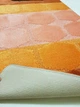 Набор ковриков в ванную комнату в комплекте с ковриком для туалета Banyolin Silver Персиковый 0.6х1 м. + 0.6х0.5 м. Salmon GLD 01 - изображение 4