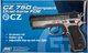 Пістолет страйкбольний ASG CZ 75D Compact Spring 6 мм Fde (23704127) - зображення 10