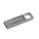 Флеш-накопичувач металевий брелок моноблок Flash Wibrand WI2.0/SH16U4S USB 2.0 Shark 16Gb Silver - изображение 1