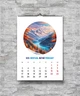Календарь настенный перекидной АКВАРЕЛЬ КРУГИ 13 ЛИСТОВ ENTERSTORE 42х29.7 см (ART 250152) - изображение 3