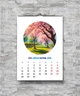 Календарь настенный перекидной АКВАРЕЛЬ КРУГИ 13 ЛИСТОВ ENTERSTORE 42х29.7 см (ART 250152) - изображение 5