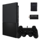 Набор Консоль Sony PlayStation 2 Slim SCPH-9xxx Chip Black Б/У + Адаптер RMC + Карта Памяти 128MB - изображение 1