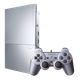 Консоль Sony PlayStation 2 Slim SCPH-9xxx Chip Silver Б/У - изображение 1
