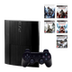 Набір Консоль Sony PlayStation 3 Super Slim 500GB Black Б/У + Гра Assassin's Creed 2 Англійська Версія + Гра Assassin's Creed 3 Англійська Версія + Гра Assassin's Creed Англійська Версія + Гра Assassin's Creed 4 Black Flag Англійська Версія + Гра Assassi - зображення 1