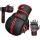 Рукавиці для ММА RDX F6 KARA Matte Red Plus L/XL - изображение 4
