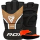 Рукавиці для ММА RDX AURA PLUS T-17 Black Golden S + КАПА У ПОДАРУНОК - зображення 1
