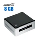 Неттоп Intel NUC 5 USFF / Intel Core i3-5010U (2 (4) ядра по 2.1 GHz) / 8 GB DDR3 / 240 GB SSD / Intel HD Graphics 5500 / WiFi / Bluetooth б/у - изображение 1