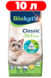 Наполнитель для кошек комкующийся с ароматом весенних трав BioKat's Classic Fresh 10л - изображение 1