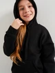 Подростковый теплый спортивный костюм (худи + штаны) для девочки Smile Time Real ZT3-22-1-3 158 см Черный (st_2000000110721) - изображение 5