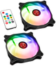 Кулер Raijintek EOS 12 RBW ADD 2-pack с контроллером 120 мм (0R40B00215) - изображение 1