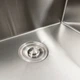 Мийка для кухні PLATINUM з нержавіючої сталі Handmade 600x500мм прямокутна врізна матова 0.8мм із сифоном PLS-A41333 - зображення 5