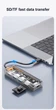 Хаб Asometech 6в1 100W (Type-C для 4K HDTV/SD/TF Card/USB 3.0/PD) для Macbook Air|Pro|Lenovo|HP|Dell|MSI - зображення 3