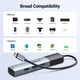 Хаб Mokin 5в1 100W/8K30Hz/HDMI/5gbps/USB3.0/PD3.0 для MacBook/Huawei Matebook/ Xiaomi Air /Pro/Dell/HP - зображення 3