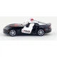 Металлическая инерционная полицейская машинка Dodge Viper GTSR Police для мальчика и девочки 12,5см KL KT5363WP - изображение 4