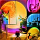 Проекційний світильник Sunset Lamp RGB з USB 16 кольорів заходу сонця світанку з пультом - зображення 2