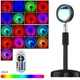Проекційний світильник Sunset Lamp RGB з USB 16 кольорів заходу сонця світанку з пультом - зображення 5
