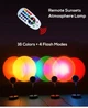 Проекційний світильник Sunset Lamp RGB з USB 16 кольорів заходу сонця світанку з пультом - зображення 8