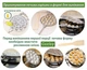 Форма для выпечки орешек на газу 16 орехов - Орешница - Форма для выпечки орешков со сгущенкой на газу - Форма для печенья орешки - Форма для выпекания орешков Corby 16 половинок - изображение 4