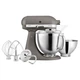 Кухонная машина KitchenAid Artisan 4,8 л 5KSM185PSEGR с откидным блоком серый - изображение 1
