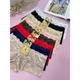 Женские трусики шорты M однотонные 4482 - 8 шт - изображение 3