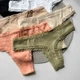 Женские трусы стринги Ouno 6504 с кружевом, 6 цветов S/M - изображение 3