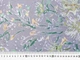 Ткань Коттон вышивка цветочная фантазия, серо-лиловый, пог. м. (к1401, 54509, д1 цв2) - изображение 4