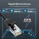 Высокоскоростной интернет кабель UGREEN NW102 Cat6 Ethernet Lan сетевой шнур патч-корд RJ45 0.5 м (50172) - изображение 5