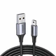 Кабель Ugreen US375 USB 2.0 A Male to Mini USB Male Cable 2 м Black (6957303887965) - зображення 1