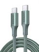 Кабель зарядный UGREEN USB C to USB C Charger Cable 100W кабель для быстрой зарядки 2 м Green (90794) - изображение 1