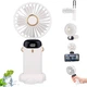 Вентилятор аккумуляторный беспроводной 5-скоростей 1800 mAh White - изображение 1