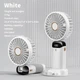 Вентилятор аккумуляторный беспроводной 5-скоростей 1800 mAh White - изображение 3