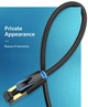 Патч-корд Vention CAT8 SSTP Ethernet 2 м Black (IKABH) - изображение 2