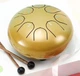 Глюкофон 6" Steel Tongue Drum Avzhezh SD016 Gold - изображение 1