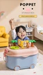 Многофункциональный ящик для хранения игрушек POPPET Свинка Йеллоу На колесах Большой (PP-002Y-L) - изображение 5