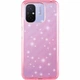 Чохол на Xiaomi Redmi 12C, Xiaomi Poco C55 / для сяомі редмі 12с / поко С55 з блискітками Pink - зображення 1
