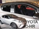 Дефлекторы окон (ветровики) HEKO для Toyota C-HR 2016+ 5D вставные 4 шт - изображение 1