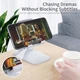 Держатель для телефона/планшета ESSAGER Knight Foldable Desk Mobile Phone Holder Stand (Plastic) White (EZJZM-QSSJ02) - изображение 3