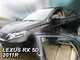 Дефлекторы окон (ветровики) HEKO для Lexus RX III 300/350/400 2009-2015 вставные 4 шт (AL10) - изображение 7