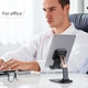 Держатель для телефона/планшета ESSAGER Knight Foldable Desk Mobile Phone Holder Stand (Plastic) Black (EZJZM-QSSJ01) - изображение 2