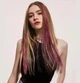 Блестящие декоративные нити для волос PINK длинные пряди для наращивания волос / для плетения, розовый (86614999) - изображение 2