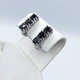 Сережки серебряные с гранатом 4,9 г - изображение 4