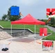 Палатка торговая раздвижная усиленная 3х3 м со стенами (павильон, беседка), синяя - изображение 3
