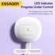 Навушники ESSAGER (color box) Shining TWS Bluetooth earphones White (EEJTW-SL02) - зображення 6