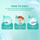 Зубна дитяча паста від нальоту та карієсу Chicco Dentifricio Toothpaste зі смаком полунички 1-5 роки - зображення 8