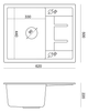 Zlewozmywak Quadron Morgan 116 (HB8210U1-BS_P2O) - obraz 2