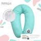 Подушка для беременных и кормления с карабином PAPAELLA 30х170 см горошек ментол (8-33266*003) - изображение 6